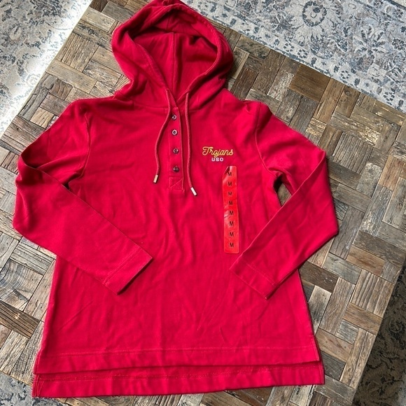 Champion USC Red Pullover Hoodie NWT Medium - Picture 1 of 7